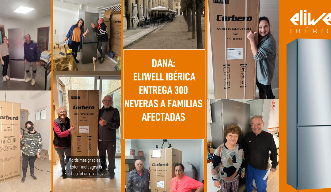 300 neveras para la esperanza: acción solidaria de Eliwell Ibérica en la Dana